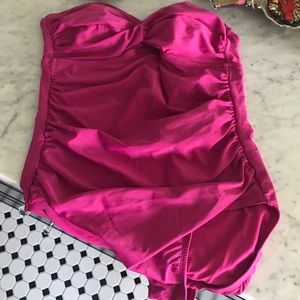 Merona pink bandeau one piece
